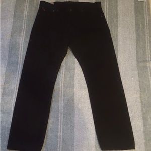 - Polo by Ralph Lauren Men’s black jeans. New condition. Size 35 x 32